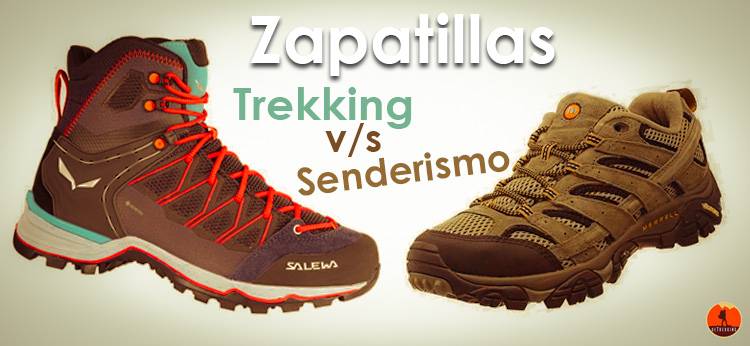 Diferencia entre Zapatillas de Trekking y Senderismo