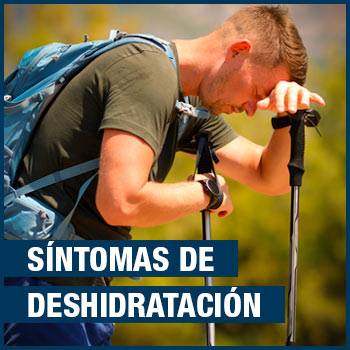 síntomas de deshidratación en el trekking