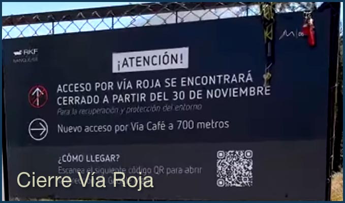 Nueva entrada al Cerro Manquehue y Manquehuito